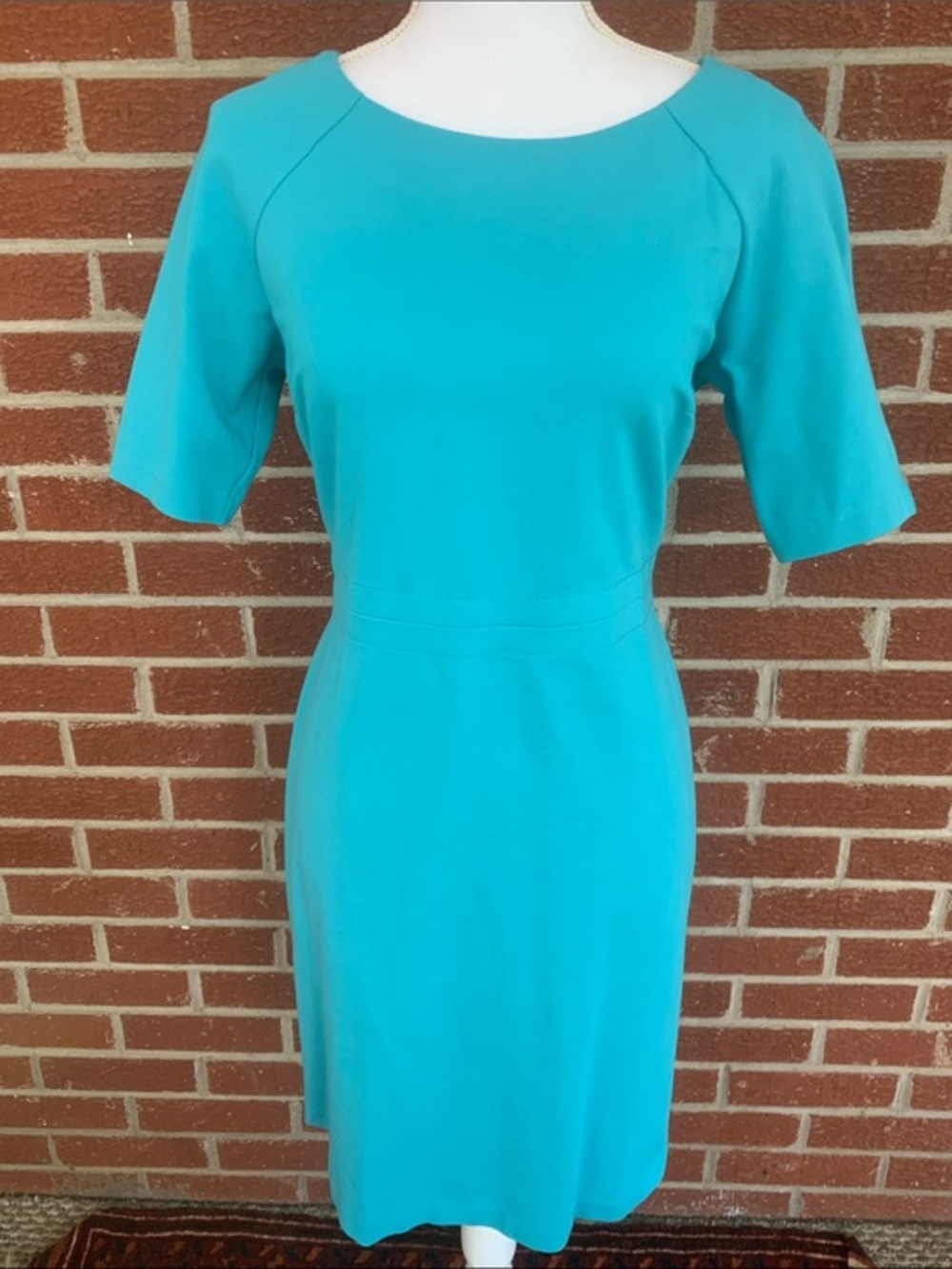 Talbots turquoise dress